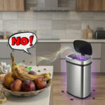 Elylife smart sensor bin blocking fruit flies and odors with airtight lid technology